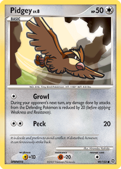 Pidgey from Secret Wonders #99