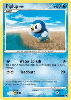 Piplup from Majestic Dawn #71
