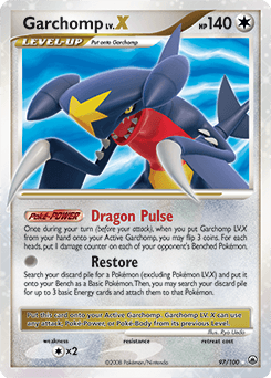 Garchomp LV.X from Majestic Dawn #97