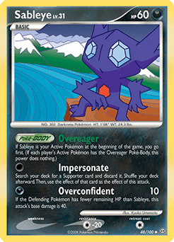Sableye from Stormfront #48