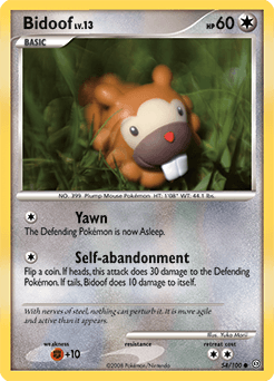 Bidoof from Stormfront #54
