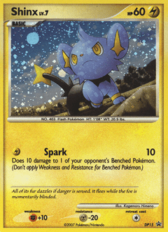Shinx from DP Black Star Promos #DP15