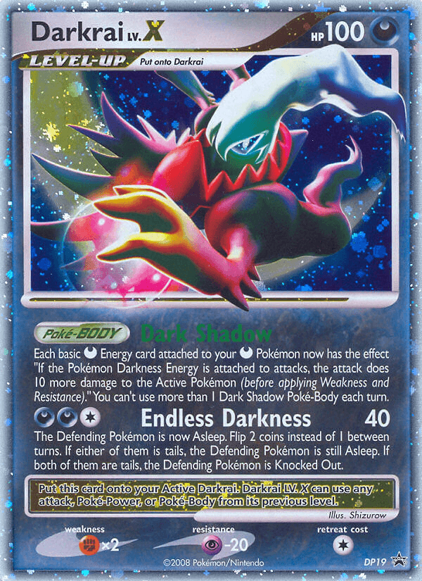 Darkrai LV.X from DP Black Star Promos