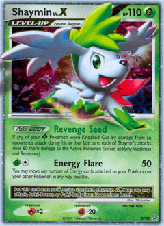Shaymin LV.X from DP Black Star Promos #DP39