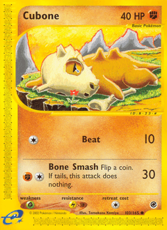 Cubone from Expedition Base Set #103