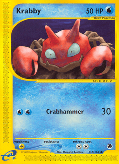 Krabby from Expedition Base Set #115