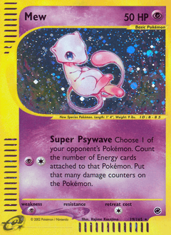 Mew from Expedition Base Set #19
