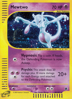 Mewtwo from Expedition Base Set #20