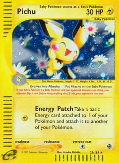 Pichu from Expedition Base Set #22