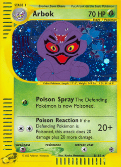 Arbok from Expedition Base Set