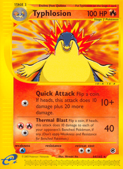 Typhlosion from Expedition Base Set #64
