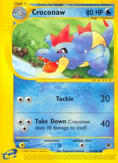 Croconaw from Expedition Base Set #74