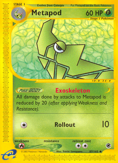 Metapod from Expedition Base Set #87