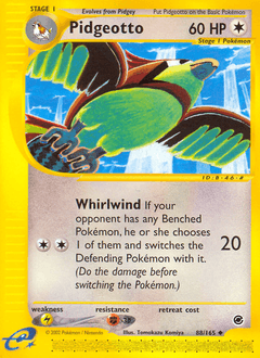 Pidgeotto from Expedition Base Set #88