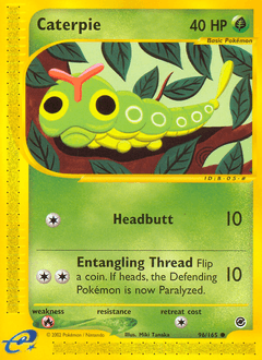 Caterpie from Expedition Base Set #96