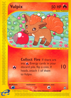 Vulpix from Aquapolis #116