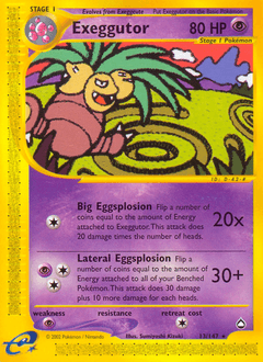 Exeggutor from Aquapolis #13