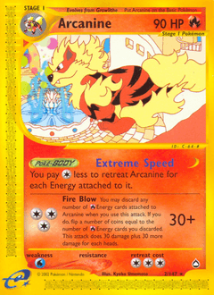 Arcanine from Aquapolis #2