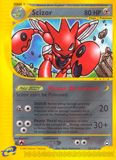 Scizor from Aquapolis #32