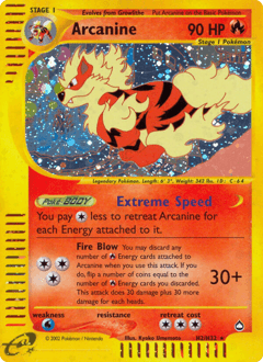 Arcanine from Aquapolis