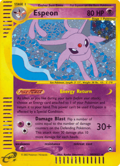 Espeon from Aquapolis #H9