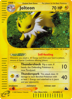 Jolteon from Skyridge #H12