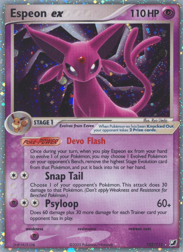 Espeon ex from Unseen Forces