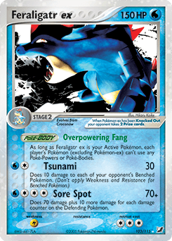 Feraligatr ex from Unseen Forces #103