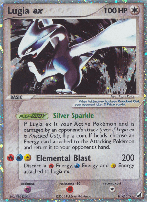 Lugia ex from Unseen Forces