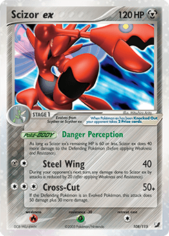 Scizor ex from Unseen Forces #108