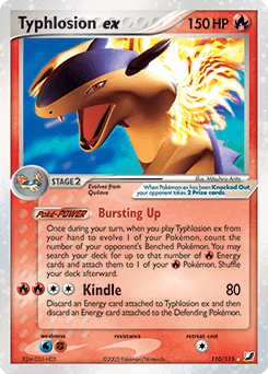 Typhlosion ex from Unseen Forces #110