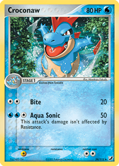 Croconaw from Unseen Forces #38