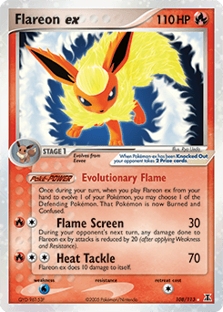 Flareon ex from Delta Species #108