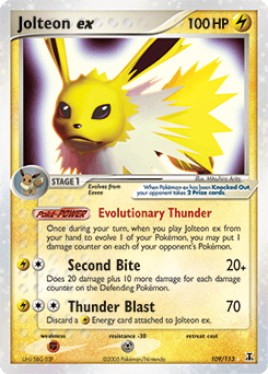 Jolteon ex from Delta Species #109
