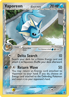 Vaporeon δ from Delta Species #18