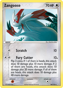 Zangoose from Holon Phantoms #34