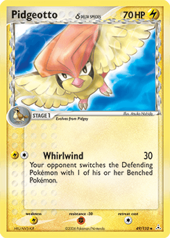 Pidgeotto δ from Holon Phantoms #49