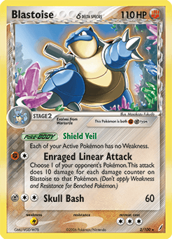Blastoise δ from Crystal Guardians