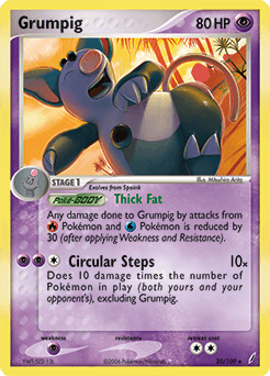 Grumpig from Crystal Guardians #20