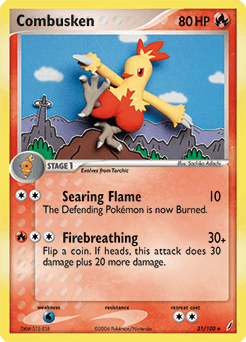 Combusken from Crystal Guardians #31