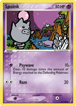 Spoink from Crystal Guardians #62