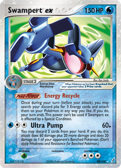Swampert ex from Crystal Guardians #98