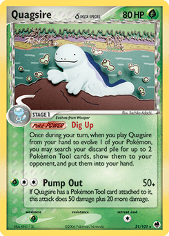 Quagsire δ from Dragon Frontiers #21