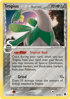 Tropius δ from Dragon Frontiers #23