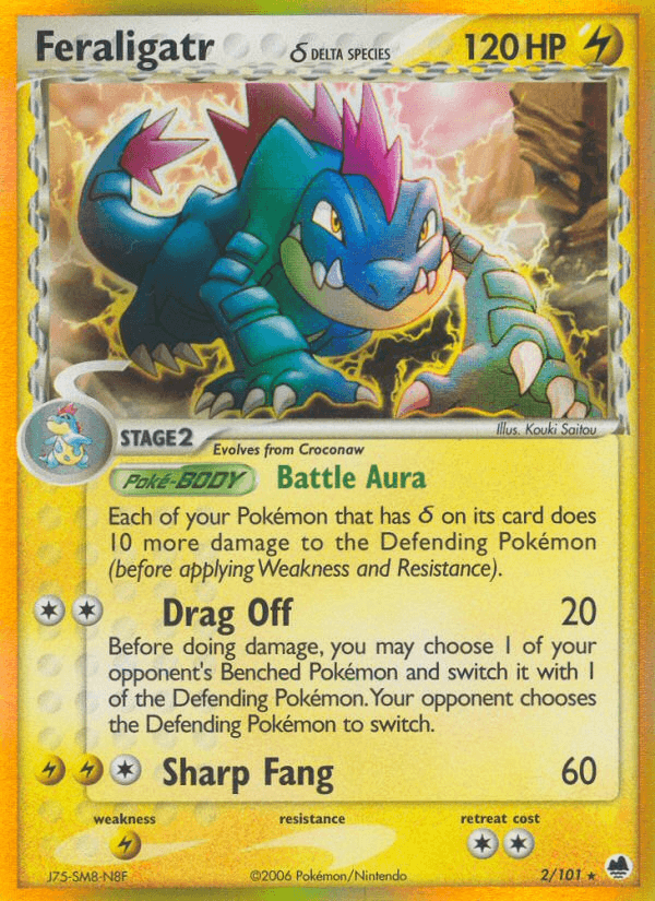 Feraligatr δ from Dragon Frontiers