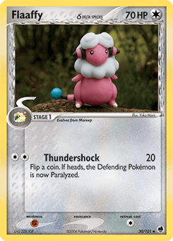 Flaaffy δ from Dragon Frontiers #30