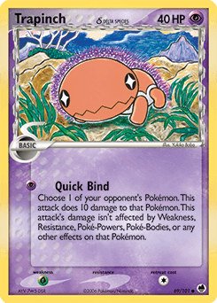 Trapinch δ from Dragon Frontiers #69