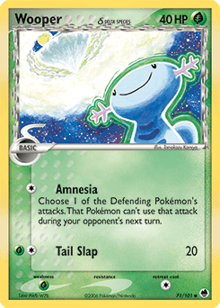 Wooper δ from Dragon Frontiers #71