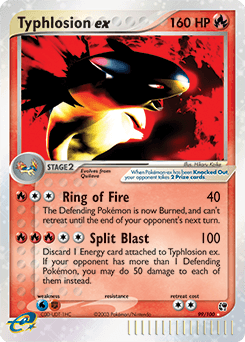 Typhlosion ex from Sandstorm #99