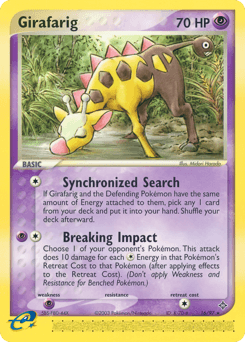 Girafarig from Dragon #16